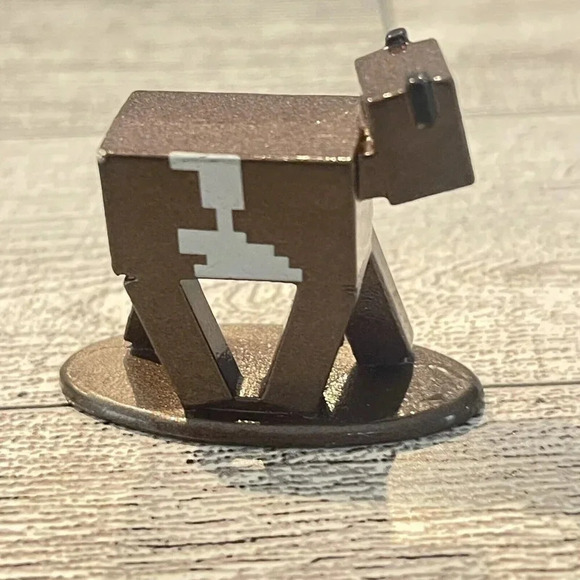 Minecraft Metal Die Cast Figures COW 1.5" By Jada Toys 30172 - Picture 2 of 5